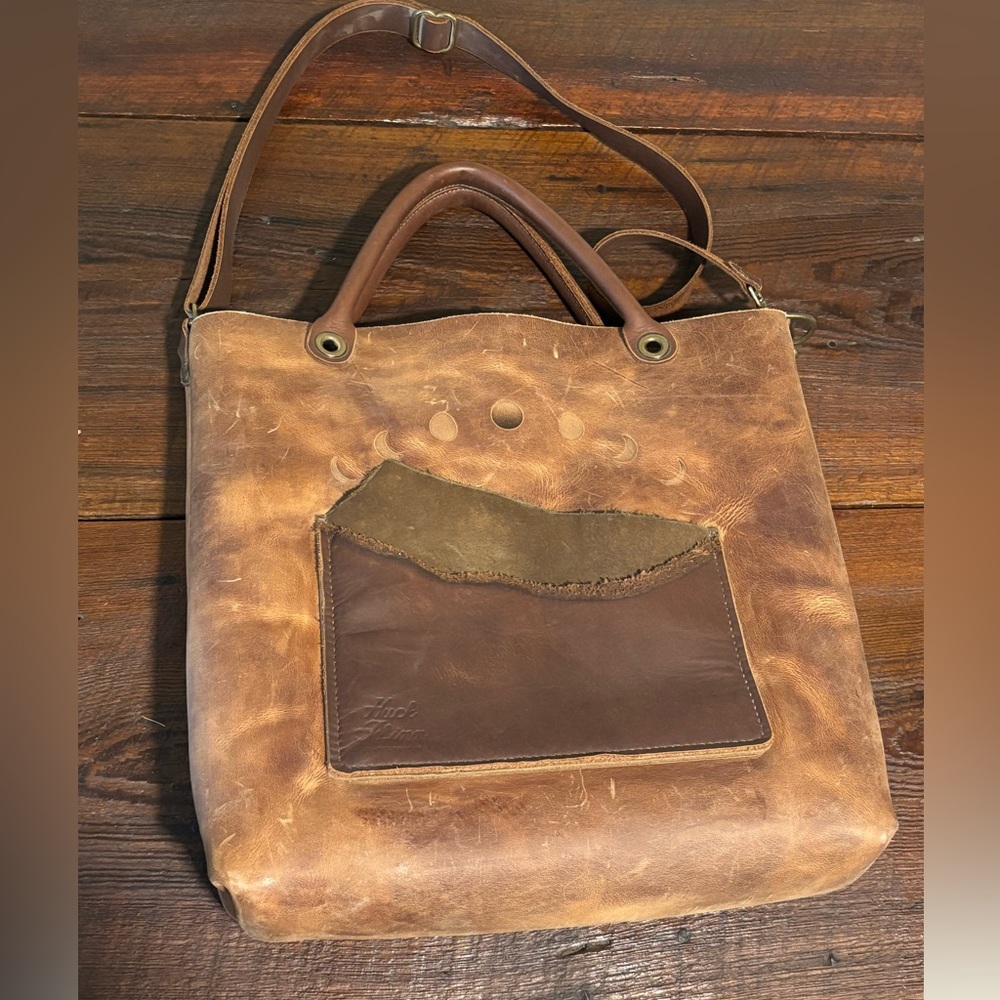 Huck Phinn Leatherworks Large Landscape Tote